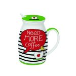 EasyLife - Kubek z łyżeczką i pokrywką