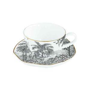 EasyLife - Filiżanka espresso z talerzykiem