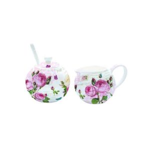 EasyLife - Cukiernica z łyżeczką i mlecznik do kawy