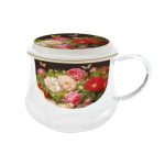 EasyLife - Filiżanka ze szkła borokrzemowego z zaparzaczem