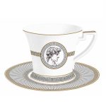 EasyLife - Filiżanka z talerzykiem, 350 ml.