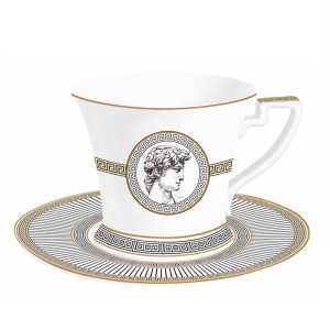 EasyLife - Filiżanka z talerzykiem, 350 ml.