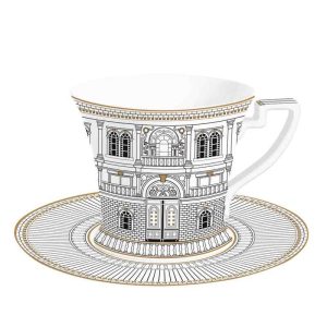 EasyLife - Filiżanka z talerzykiem, 200 ml.