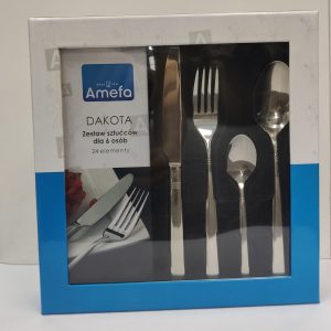 Amefa - Komplet sztućców dla 6 osób 24 części w pudełku prezentowym