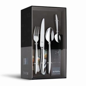 Amefa - Komplet sztućców dla 6 osób 24 części w pudełku TB