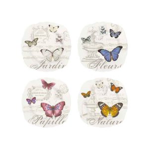 EasyLife - Zestaw 4 deserowych talerzy