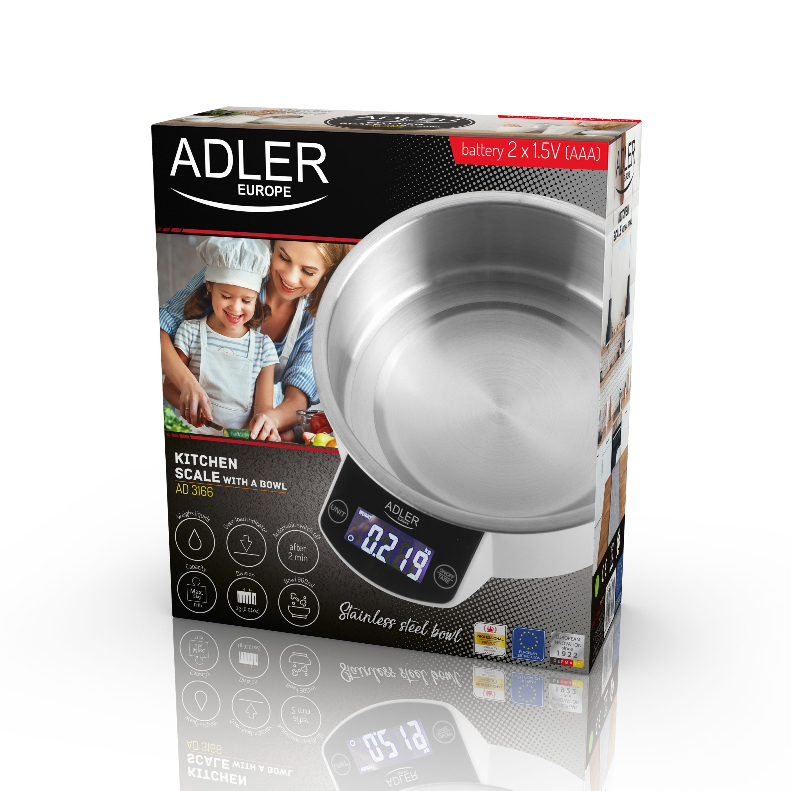 Adler - Waga kuchenna AD 3166 - obrazek 2