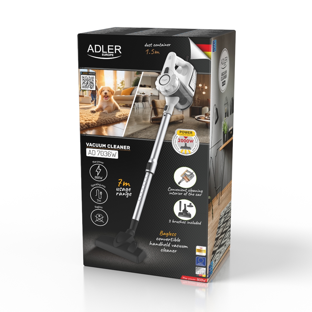 Adler - Odkurzacz AD 7036w - obrazek 2