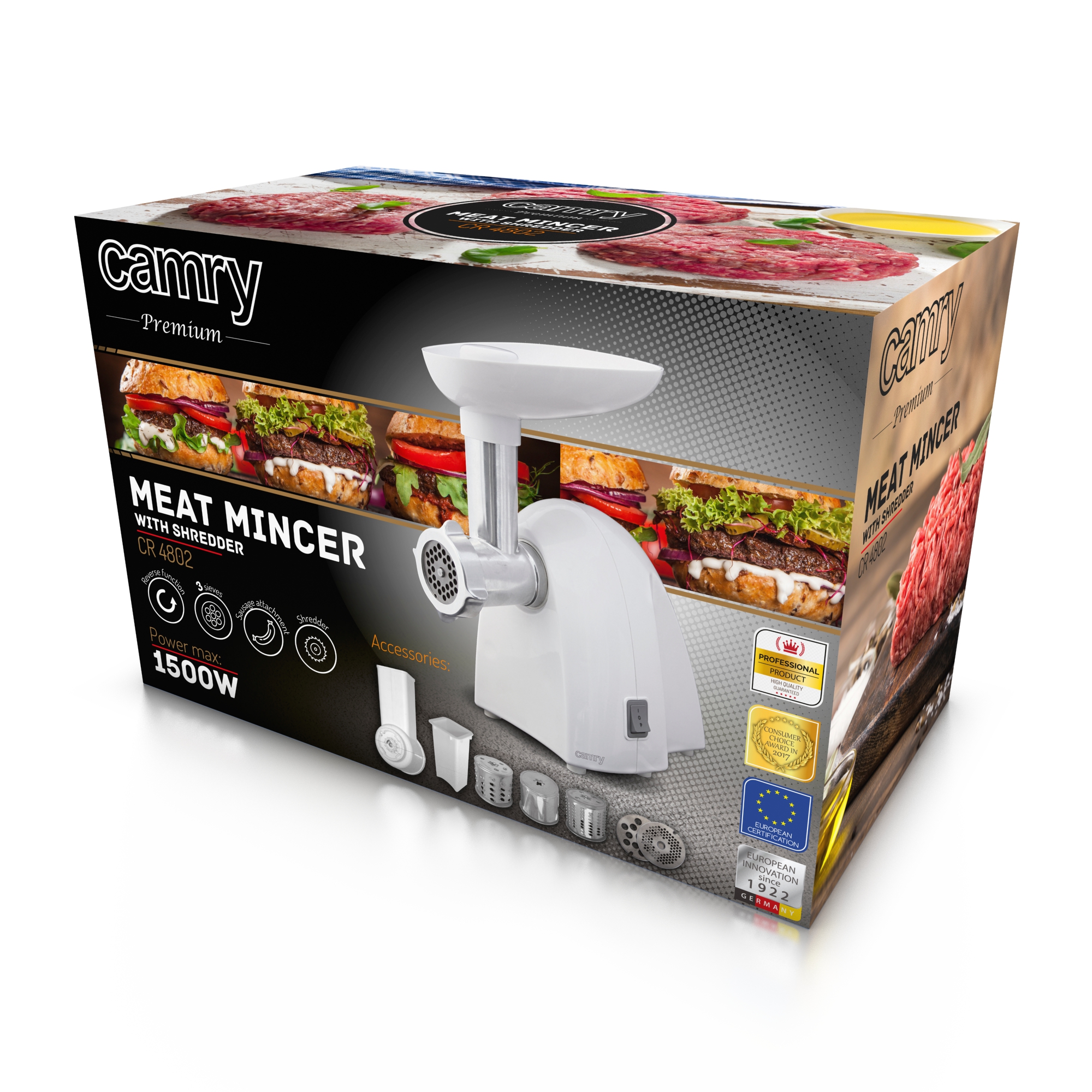 Adler - Maszynka do miesa CR 4802 - obrazek 2