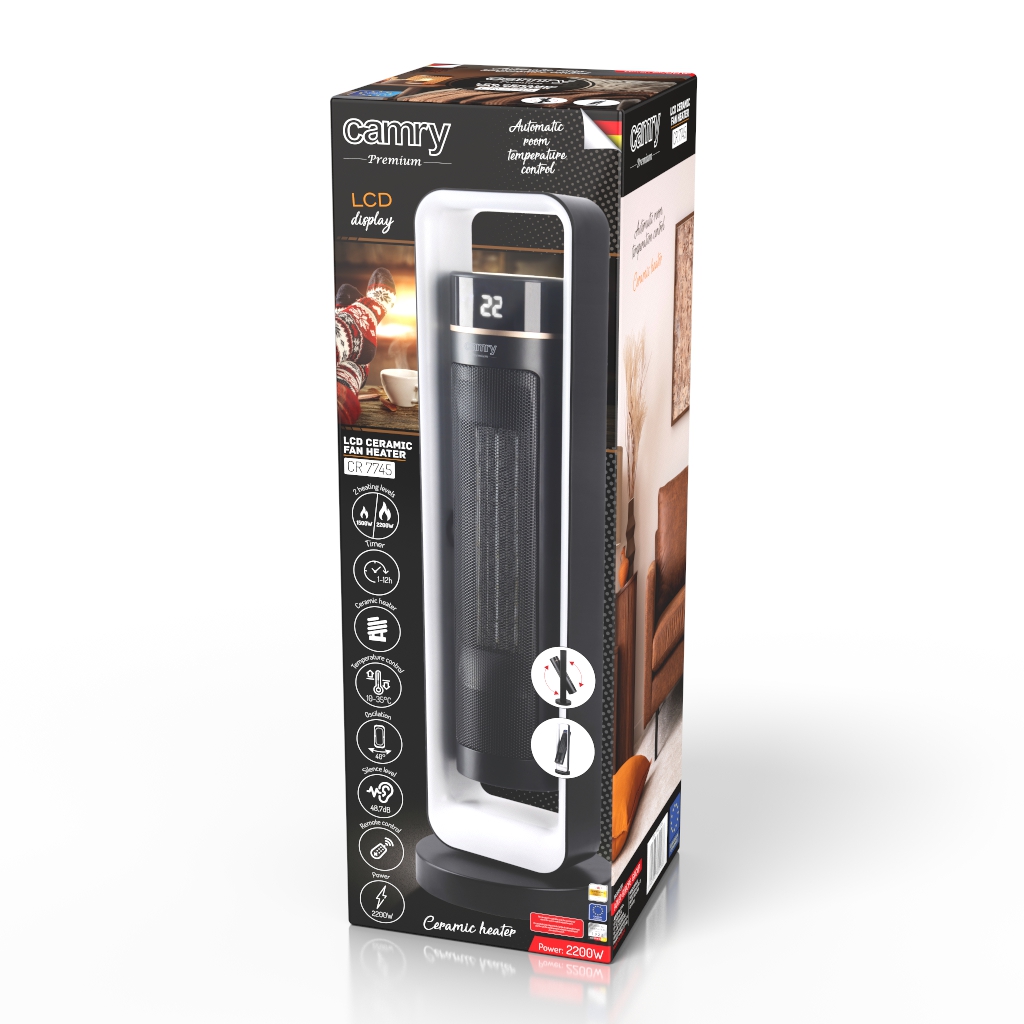 Adler - Termowentylator CR 7745 - obrazek 2