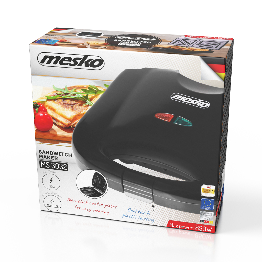 Adler - Opiekacz do kanapek MS 3032 - obrazek 2