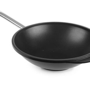 Hendi - Patelnia Wok z odlewu aluminium Titanium Professional śr. 320 mm
