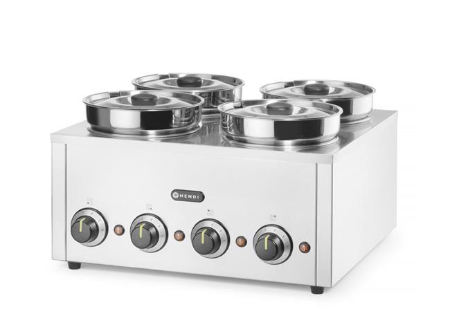 Hendi - Bemar Thermosystem 4, HENDI, 16L, 220-240V/800W, 506x509x(H)298mm Wariant podstawowy