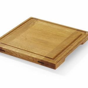 Hendi - Deska dębowa do serwowania, HENDI, 270x270x(H)20mm Wariant podstawowy