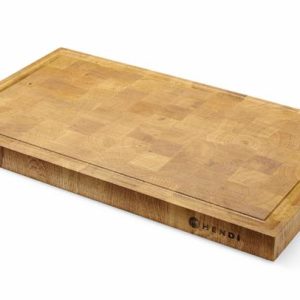 Hendi - Deska dębowa do serwowania, sztorcowa, HENDI, 530x325x(H)35mm Wariant podstawowy