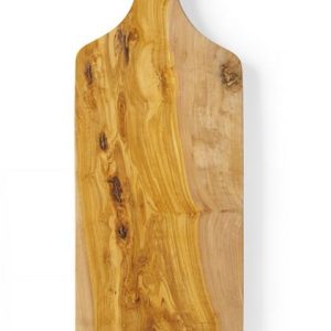 Hendi - Deska do serwowania z drewna oliwnego, z uchwytem 350x120x(H)18
