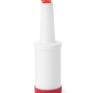 Hendi - Dyspenser barmański z wymiennymi końcówkami, BarUp, 0,8L, biały, ?90x(H)300mm Wariant podstawowy