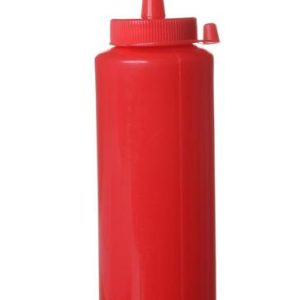 Hendi - Dyspenser do zimnych sosów, HENDI, 0,2L, czerwony, o50x(H)185mm Wariant podstawowy