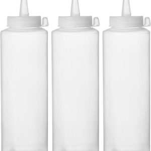 Hendi - Dyspensery do zimnych sosów - 3 szt., HENDI, 0,7L, transparentny, 3 szt., o70x(H)240mm Wariant podstawowy
