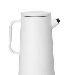 Hendi - Dzbanek próżniowy z przyciskiem, HENDI, 1L, biały, śr.134x(H)265mm Wariant podstawowy