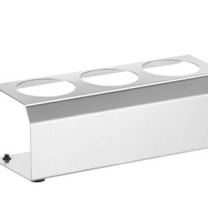 Hendi - Ekspozytor do dyspenserów do sosów, HENDI, 3 otwory o57 mm, 229x90x(H)78mm Wariant podstawowy