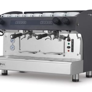 Hendi - Ekspres do kawy JULIA, 2-grupowy, automatyczny, czarny Wariant podstawowy