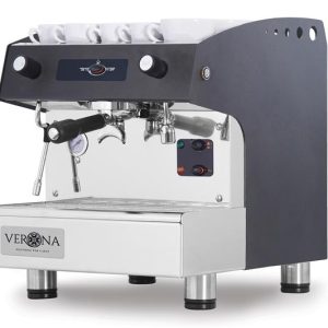 Hendi - Ekspres do kawy ROMEO easy, 1-grupowy, półautomatyczny, czarny Wariant podstawowy