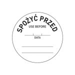 Hendi - Etykiety Food Safety - "Spożyć przed" Wariant podstawowy