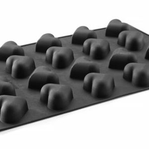 Hendi - Forma silikonowa HEART, 570x375x(H)35mm Wariant podstawowy