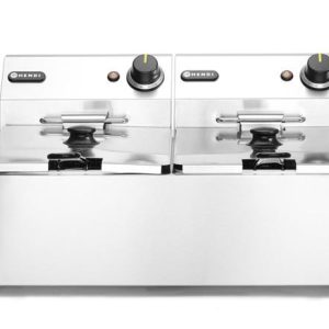 Hendi - Frytownica 2×6 l, HENDI, Kitchen Line, 12L, 230V/6600W, 550x430x(H)305mm Wariant podstawowy