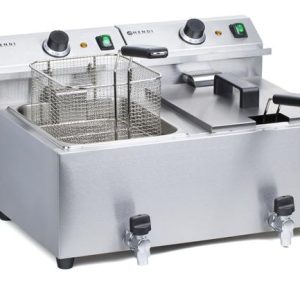Hendi - Frytownica MASTERPRO z kranem spustowym - 2 x 8L Wariant podstawowy