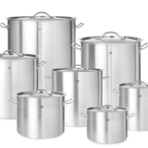 Hendi - Garnek średni - z pokrywką Budget Line 14 l; śr. 300 x 200 h