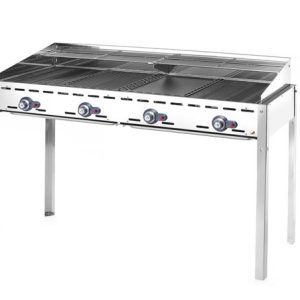 Hendi - Grill gazowy Green Fire Profi Line 4-palnikowy 149607