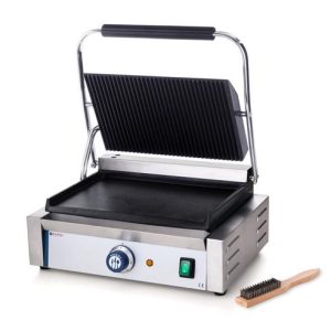 Hendi - Grill kontaktowy PANINI - ryflowano-gładki Wariant podstawowy
