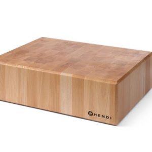 Hendi - Kloc masarski drewniany bez podstawy 150