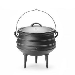 Hendi - Kociołek afrykański, HENDI, czarny, o245x(H)280mm Wariant podstawowy