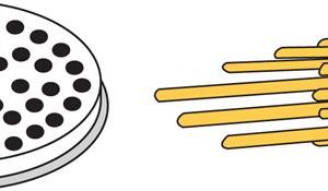 Hendi - Końcówka do urządzenia do makaronu MPF2,5/4 – BIGOLI Wariant podstawowy