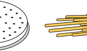 Hendi - Końcówka do urządzenia do makaronu MPF2,5/4 - SPAGHETTI Wariant podstawowy