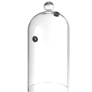 Hendi - Kopułka szklana z otworem wentylacyjnym, HENDI, Kopułka szklana podłużna, ⌀150x(H)280mm Wariant podstawowy