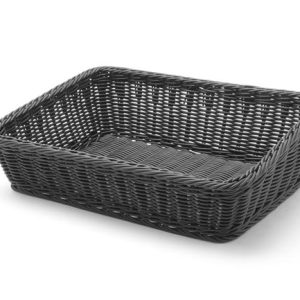 Hendi - Kosz skośny prostokątny czarny 400x300x(H)120mm Wariant podstawowy