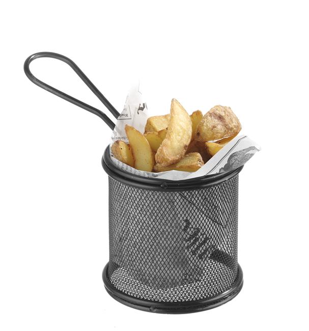 Hendi - Koszyk miniaturowy do smażonych przekąsek 90x90x90 Wariant podstawowy - obrazek 3