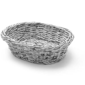 Hendi - Koszyk owalny, szary, 250x190 mm Wariant podstawowy