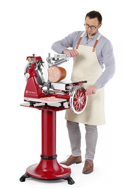 Hendi - Krajalnica ręczna RETRO 300, HENDI, czerwony, 720x600x(H)740mm Wariant podstawowy - obrazek 3