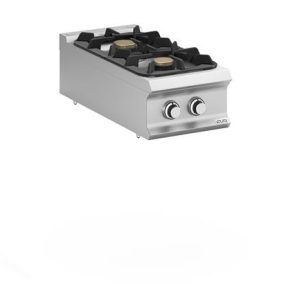 Hendi - Kuchnia gazowa z nowymi palnikami FLEX BURNERS o mocy 7 kW i 11 kW, stołowa - kod FB94TXL Wariant podstawowy