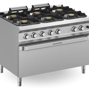 Hendi - Kuchnia gazowa z nowymi palnikami FLEX BURNERS o mocy 7 kW i 11 kW, z piekarnikiem gazowym statycznym MAXI Wariant podstawowy