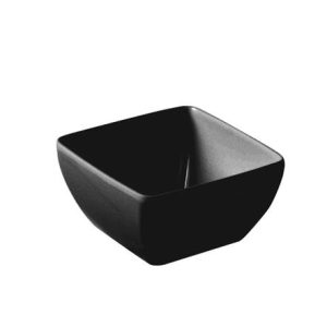 Hendi - Kwadratowa miska z melaminy czarna 190x190 mm Wariant podstawowy