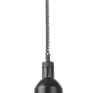 Hendi - Lampa do podgrzewania potraw- wisząca, cylindryczna średnica 175x(H)250, czarna Wariant podstawowy