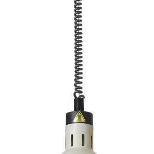 Hendi - Lampa do podgrzewania potraw wisząca, cylindryczna, HENDI, biały, 230V/250W, ?175x(H)250mm Wariant podstawowy