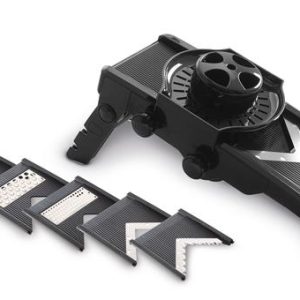 Hendi - Mandolina typ V z zestawem tarcz, HENDI, czarny, 130x335x(H)75mm Wariant podstawowy