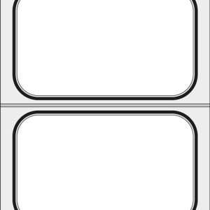Hendi - Matryca do zgrzewarki Duni DF10 na dwie tacki 178x113 mm Wariant podstawowy
